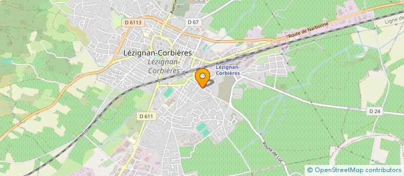 localisation de l'entreprise MONSIEUR DORYAN BESSIERE  LEZIGNAN-CORBIERES
