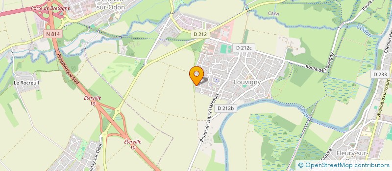 localisation de l'entreprise MONSIEUR DORYAN EYAYE  LOUVIGNY