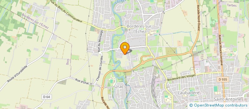 localisation de l'entreprise MONSIEUR DORYAN LACEDEMON  BORDERES-SUR-L'ECHEZ