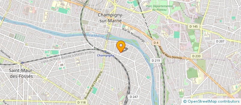 localisation de l'entreprise MONSIEUR DOS GABRIEL  SAINT-MAUR-DES-FOSSES