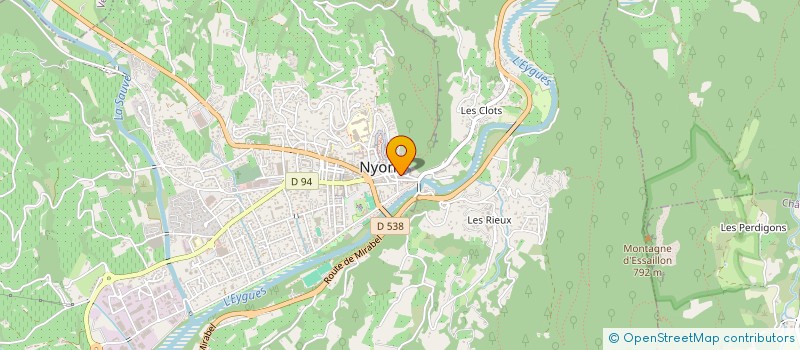 localisation de l'entreprise MONSIEUR DOS RODRIGUES à NYONS