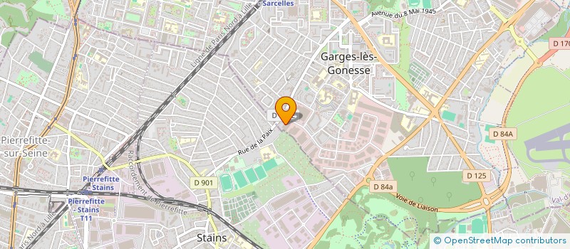 localisation de l'entreprise MONSIEUR DOS-SANTOS TERMINAT à GARGES-LES-GONESSE