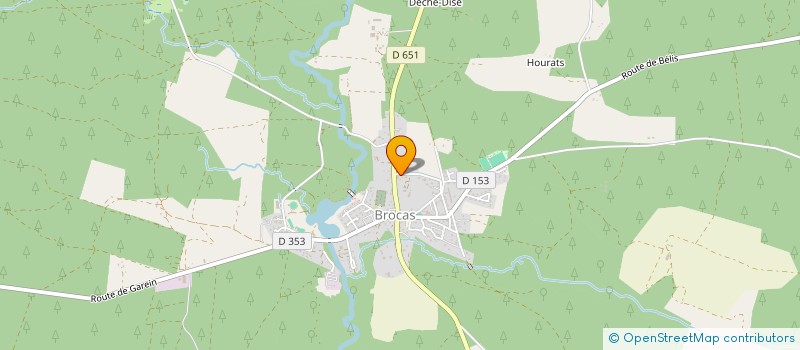 localisation de l'entreprise MONSIEUR DOSON STHELY  BROCAS