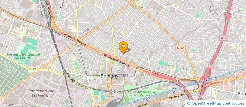 localisation de l'entreprise MONSIEUR DOSSOU ADJACOTAN  BOBIGNY