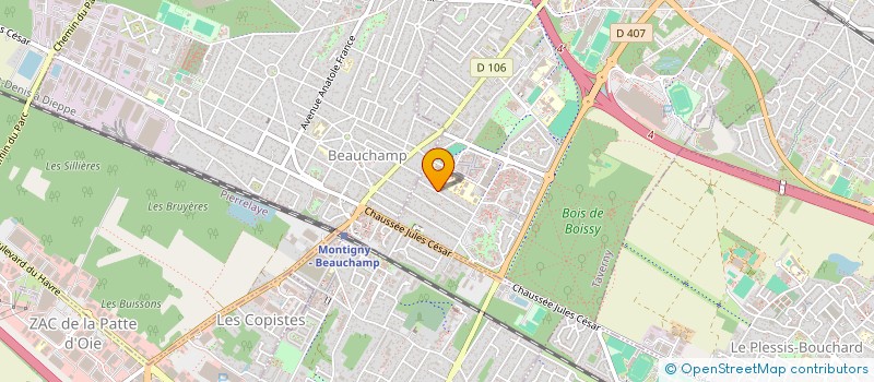 localisation de l'entreprise MONSIEUR DOSSOU ADJIMABOU à TAVERNY