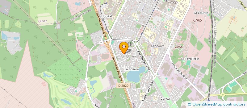 localisation de l'entreprise MONSIEUR DOSSOU LOKO ALLADACAN à ORLEANS