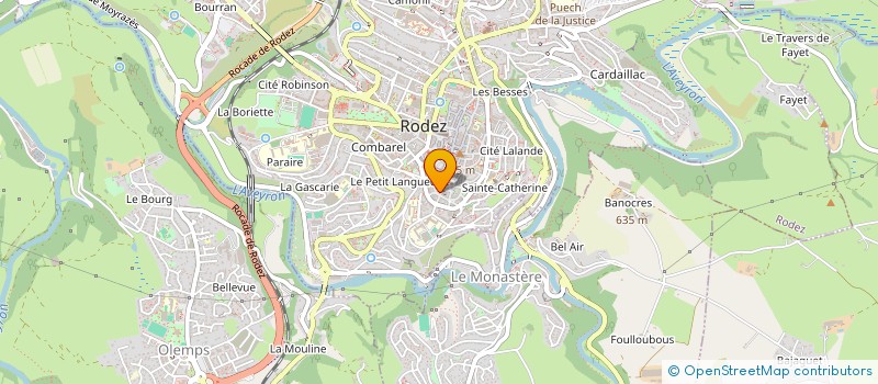 localisation de l'entreprise MONSIEUR DOST HERMANN  RODEZ