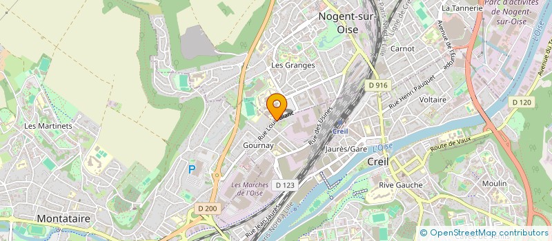 localisation de l'entreprise MONSIEUR DOSTUKHAIL HAMZA KHAN  CREIL