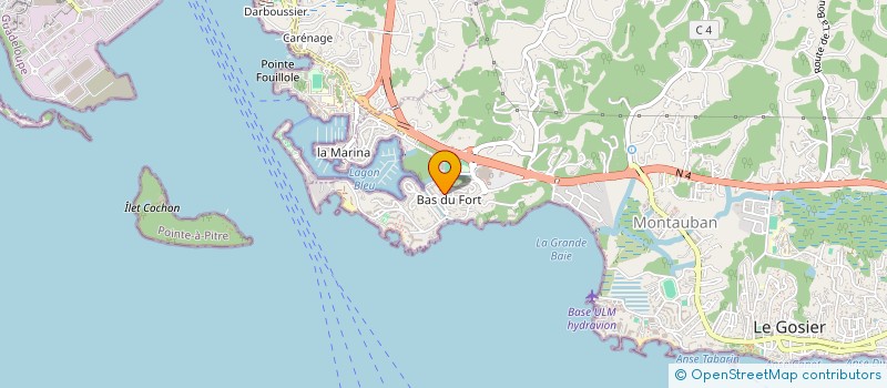 localisation de l'entreprise MONSIEUR DOU BOUHANA  LE GOSIER