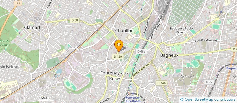 localisation de l'entreprise MONSIEUR DOUADI AZZOUGUI  MALAKOFF