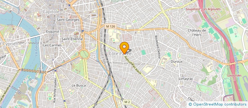 localisation de l'entreprise MONSIEUR DOUDOU LIONGO MOONGO  TOULOUSE