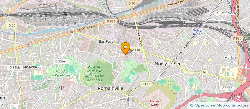 localisation de l'entreprise MONSIEUR DOUDOUH COULIBALY à ROMAINVILLE