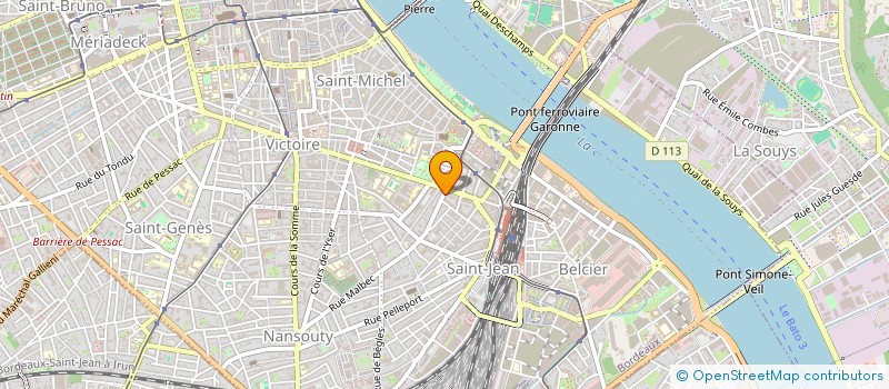 localisation de l'entreprise MONSIEUR DOUGA BARDJI  BORDEAUX