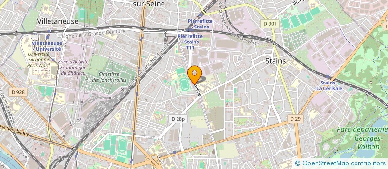 localisation de l'entreprise MONSIEUR DOUGA DIABATE à PIERREFITTE-SUR-SEINE