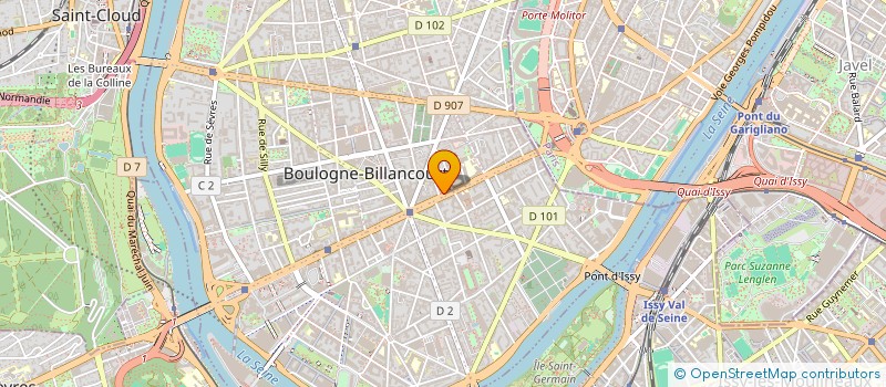localisation de l'entreprise MONSIEUR DOUGA KANOUTE à BOULOGNE-BILLANCOURT