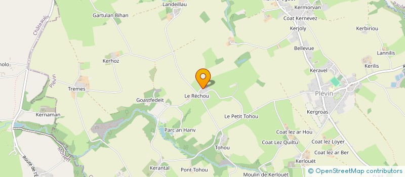 localisation de l'entreprise MONSIEUR DOUGLAS BASTERFIELD  PLEVIN