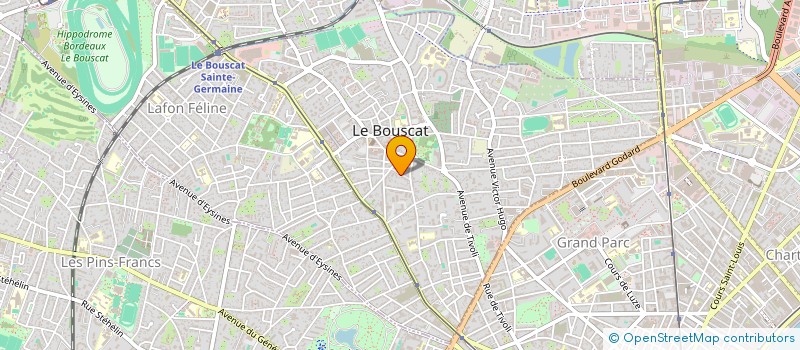 localisation de l'entreprise MONSIEUR DOUGLAS BERTIN  LE BOUSCAT