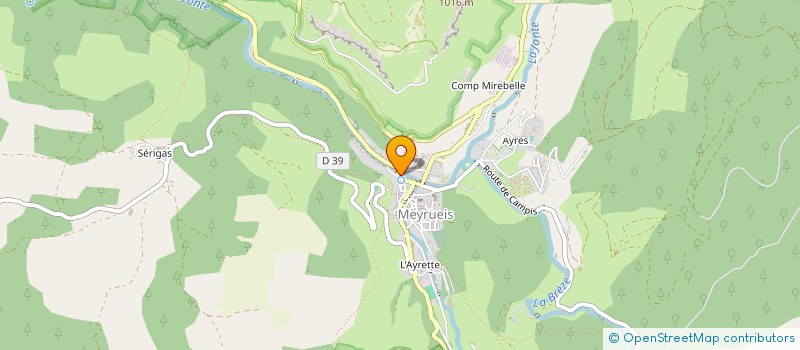 localisation de l'entreprise MONSIEUR DOUGLAS CONNER  MEYRUEIS