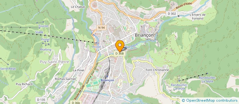 localisation de l'entreprise MONSIEUR DOUGLAS COUET à BRIANCON