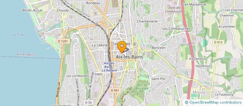 localisation de l'entreprise MONSIEUR DOUGLAS DIEHL à AIX-LES-BAINS