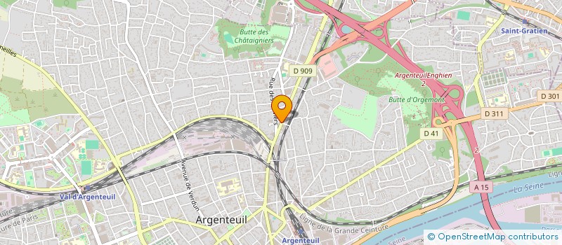 localisation de l'entreprise MONSIEUR DOUGLAS FERNANDES BARBOSA  ARGENTEUIL