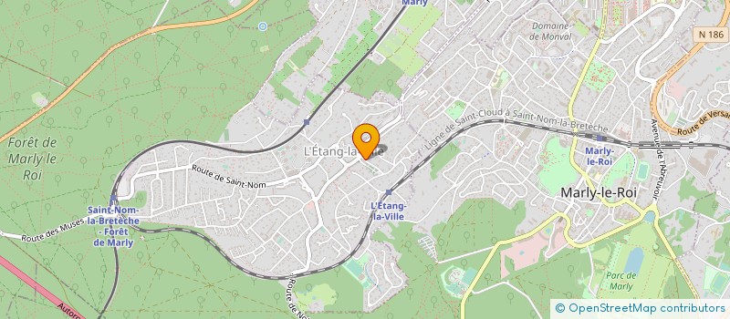 localisation de l'entreprise MONSIEUR DOUGLAS GRIFFIN  L'ETANG-LA-VILLE