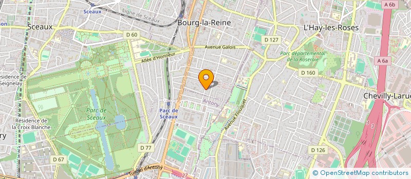 localisation de l'entreprise MONSIEUR DOUGLAS KELLER à BOURG-LA-REINE