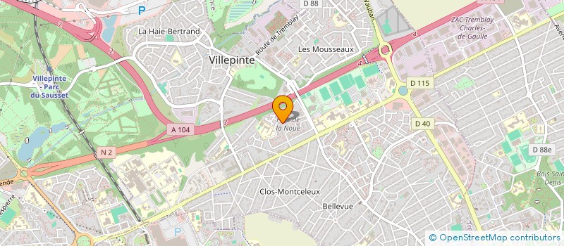 localisation de l'entreprise MONSIEUR DOUGLAS KENGNE à VILLEPINTE