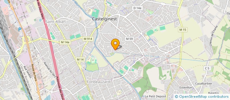 localisation de l'entreprise MONSIEUR DOUGLAS LOPES OLIVEIRA  CASTELGINEST