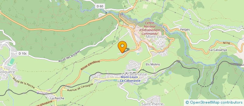 localisation de l'entreprise MONSIEUR DOUGLAS MEDINA  LA CABANASSE