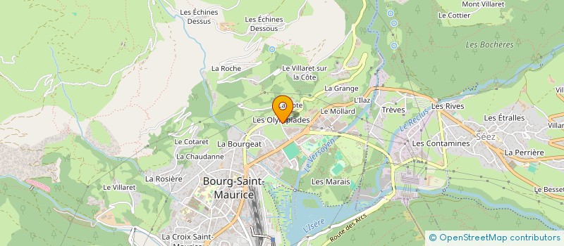 localisation de l'entreprise MONSIEUR DOUGLAS MILL  BOURG-SAINT-MAURICE