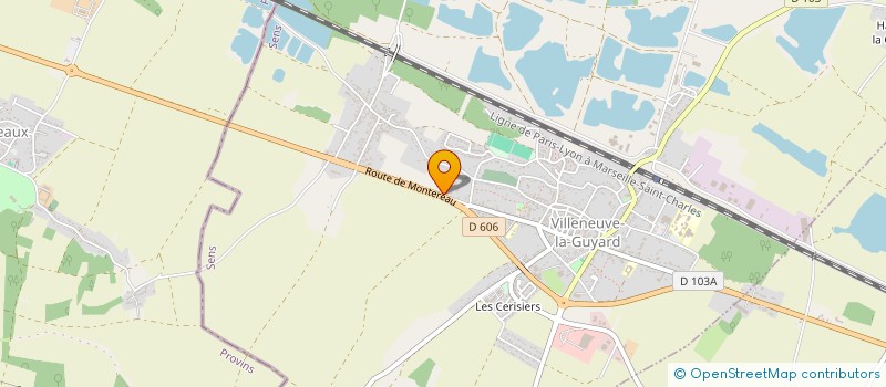 localisation de l'entreprise MONSIEUR DOUGLAS MONNIER  VILLENEUVE-LA-GUYARD