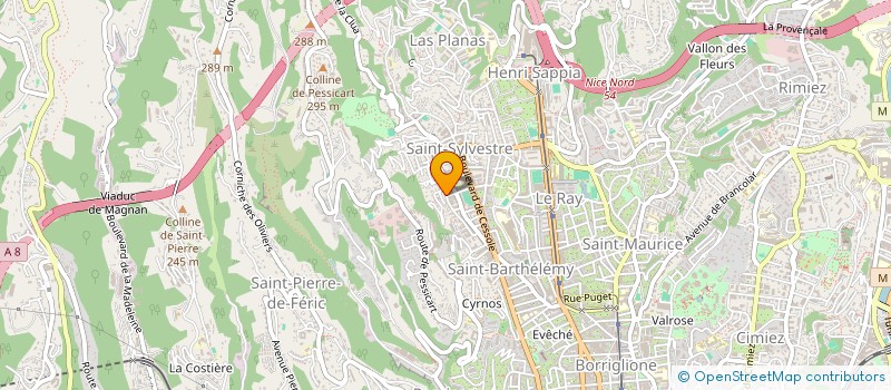 localisation de l'entreprise MONSIEUR DOUGLAS SANTOS DE SOUZA  NICE