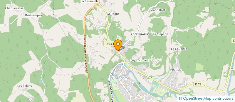 localisation de l'entreprise MONSIEUR DOUGLAS STIEFEL  BRANTOME EN PERIGORD