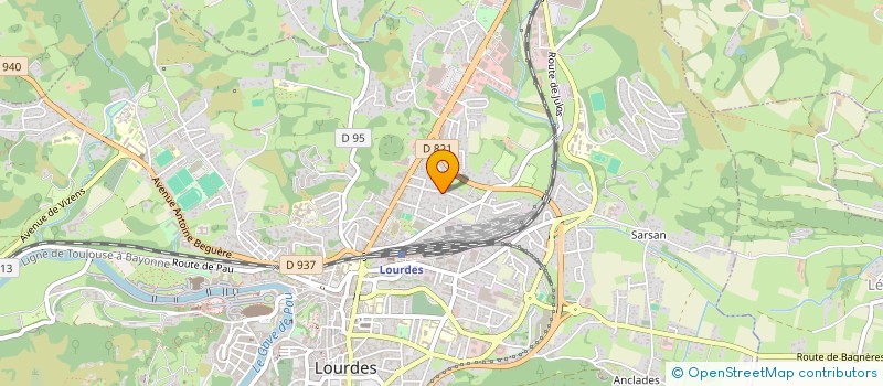 localisation de l'entreprise MONSIEUR DOUGLAS YOUNG  OSSUN-EZ-ANGLES