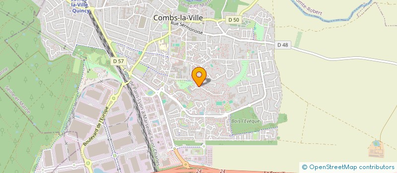 localisation de l'entreprise MONSIEUR DOUHORE TETIAL  COMBS-LA-VILLE