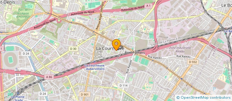 localisation de l'entreprise MONSIEUR DOULAT KHAN à LA COURNEUVE
