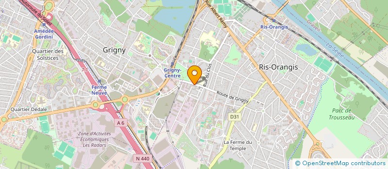 localisation de l'entreprise MONSIEUR DOUMBE TRAORE à RIS-ORANGIS