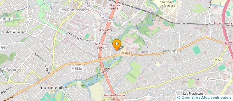 localisation de l'entreprise MONSIEUR DOUMBIA NFALI  TOURNEFEUILLE