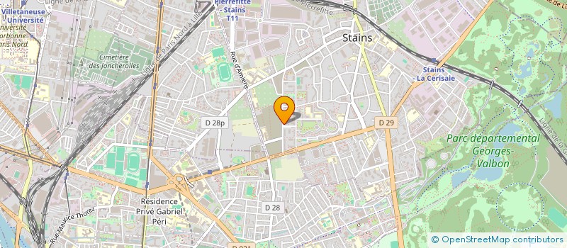 localisation de l'entreprise MONSIEUR DOUNE GUENE à STAINS