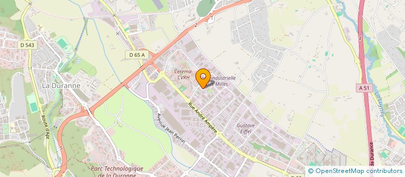 localisation de l'entreprise MONSIEUR DOURAID KEBAILI  AIX EN PROVENCE