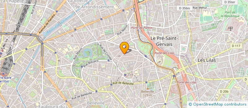 localisation de l'entreprise MONSIEUR DOUWA GBAGUIDI à PARIS
