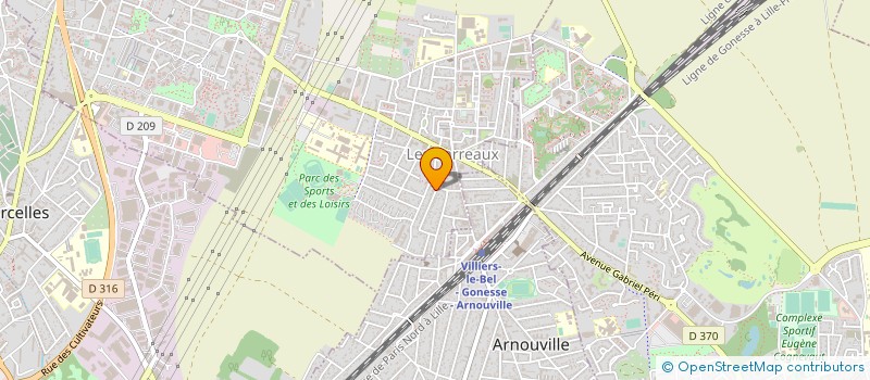 localisation de l'entreprise MONSIEUR DOV BELLAICHE à VILLIERS-LE-BEL