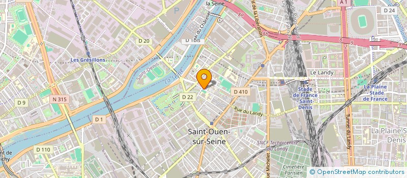 localisation de l'entreprise MONSIEUR DOV NAIM à SAINT-OUEN-SUR-SEINE