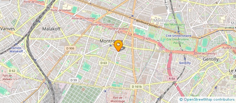 localisation de l'entreprise MONSIEUR DOVE TOUITOU à MONTROUGE