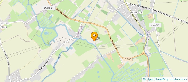 localisation de l'entreprise MONSIEUR DOWSON HOFFMANN  HAMES-BOUCRES