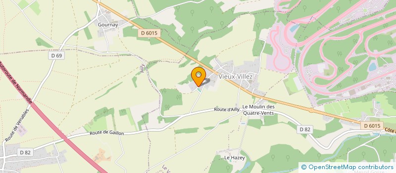 localisation de l'entreprise MONSIEUR DOWSON PETIT  LE VAL D'HAZEY