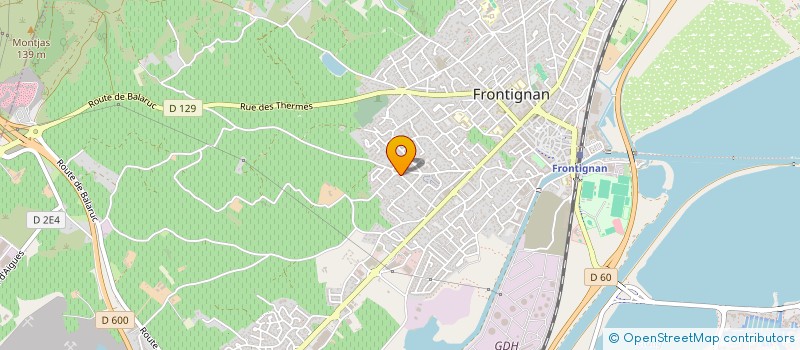 localisation de l'entreprise MONSIEUR DRAGAN DJURIC à FRONTIGNAN