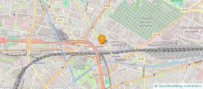 localisation de l'entreprise MONSIEUR DRAGAN DJURIC  PANTIN
