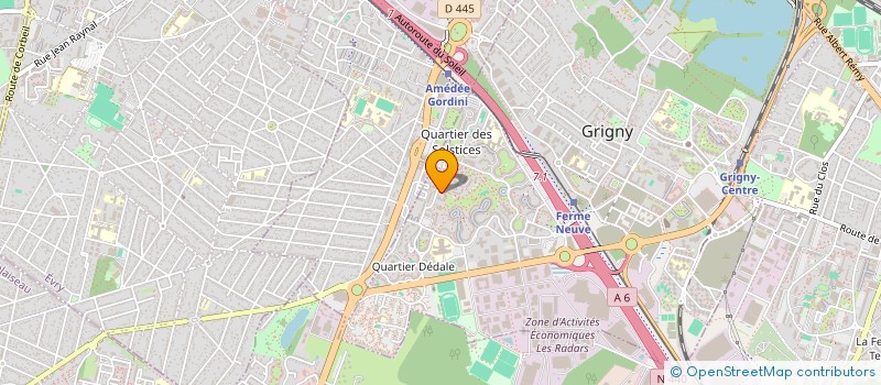 localisation de l'entreprise MONSIEUR DRAGAN KOMATINA à GRIGNY